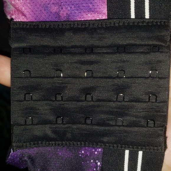🌟 Size 42G Galaxy Print Torrid Active dream bra sports women's purple ☪️ 🌟 - Picture 8 of 9